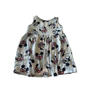 Pre-Loved Disney 4th of July Dress, Mickey/Minnie, 12 Months